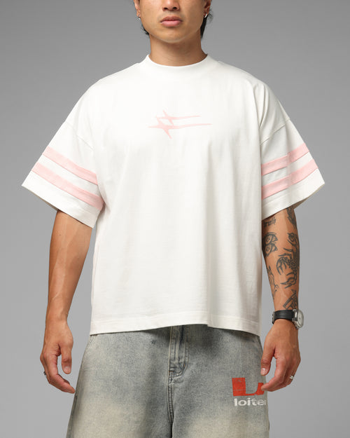 Loiter Hybrid Endzone T-Shirt Off White