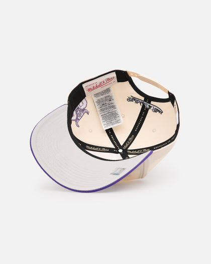 Mitchell & Ness Chicago Bulls 'Chainstitch Wordmark' Pro Pinch Snapback Purple