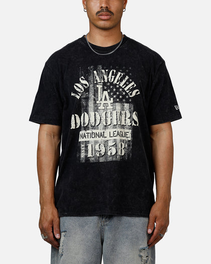 New Era Los Angeles Dodgers Armed Forces T-Shirt Washed Black