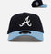 New Era Atlanta Braves 'Ocean' 9FORTY A-Frame Snapback Navy/Sky Blue