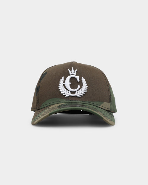 New Era X Culture Kings 9FORTY A-Frame Snapback Camo/Black