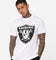 Majestic Athletic Las Vegas Raiders Prism T-Shirt Vintage White