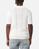XXIII Elliot Knit Button Up Shirt White