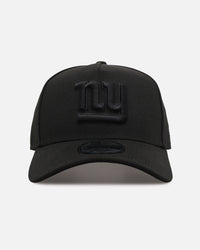 New Era New York Giants 'Black on Black' 9FORTY A-Frame Snapback Black/Black