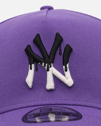 New Era New York Yankees 'Drip 4.0' 9FORTY A-Frame Snapback Purple