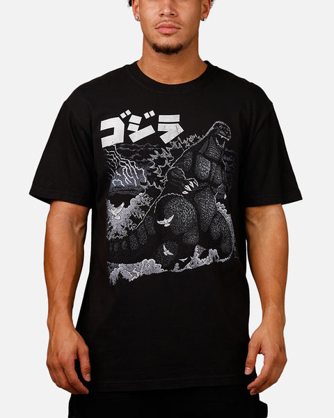 【新品・日本限定】GODZILLA MEGAGUIRUS Tシャツ ブラック Ripple X Godzilla Guardian T-Shirt Black | Culture Kings US