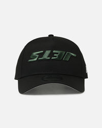 New Era New York Jets 'Upside Down Logo' 9FORTY A-Frame Snapback Black