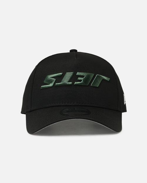 New Era New York Jets 'Upside Down Logo' 9FORTY A-Frame Snapback Black