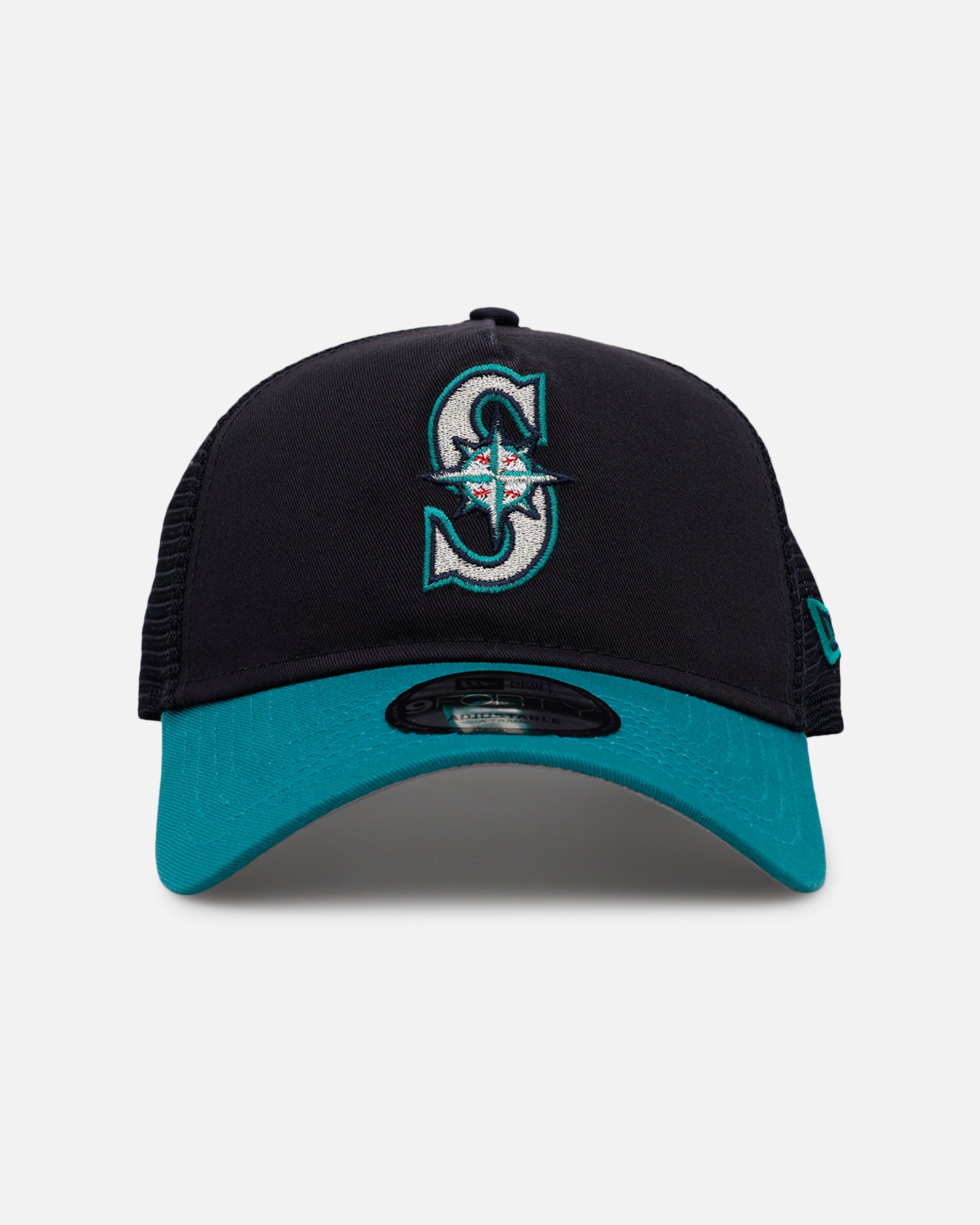 New Era Seattle Mariners 'Washed Truckers' 9FORTY A-Frame Trucker