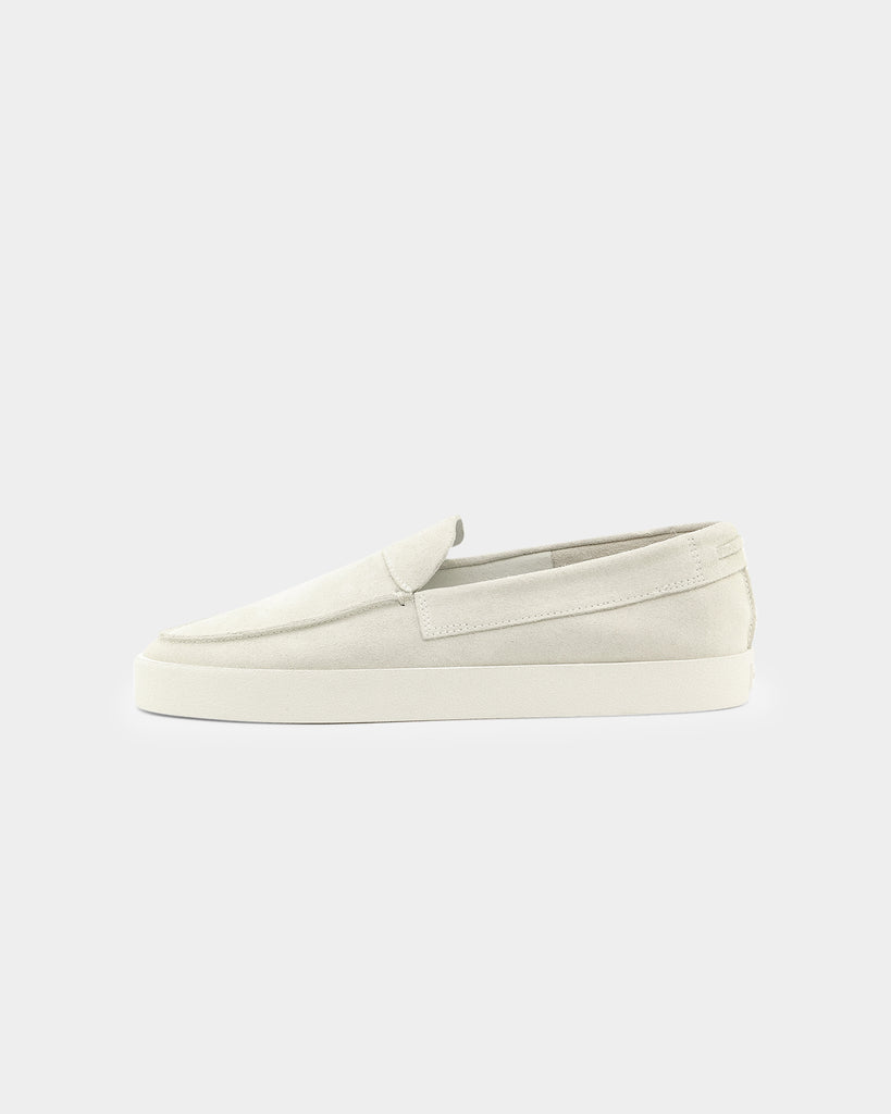 Saint Morta Hemisphere Suede Slip On Loafer White/White  display picture 1