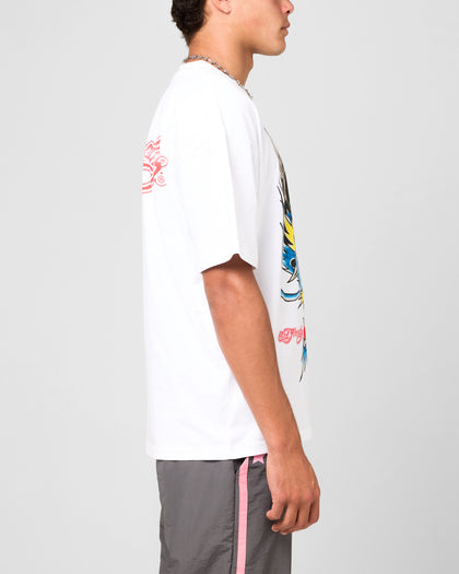 Ed Hardy Blue Dragon T-Shirt White