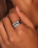 Last Kings Flaming Pharaohs Ring White Gold