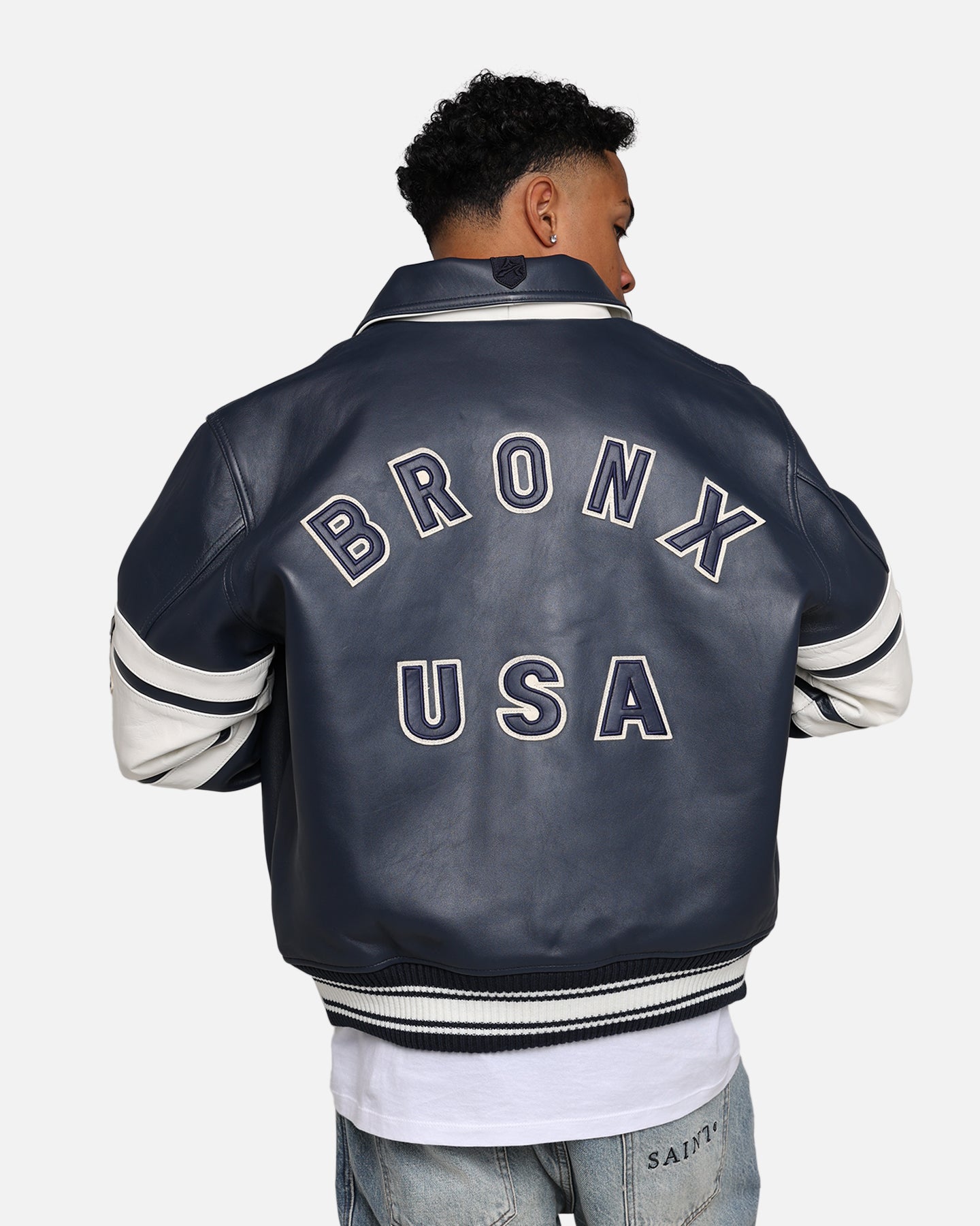 Avirex Bronx Jacket Varsity Blue | Culture Kings US