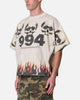 MNML Flame Skull T-Shirt Off White