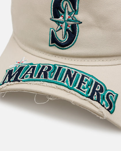 New Era Seattle Mariners 'Cutoff Visor' 9FORTY Snapback Stone