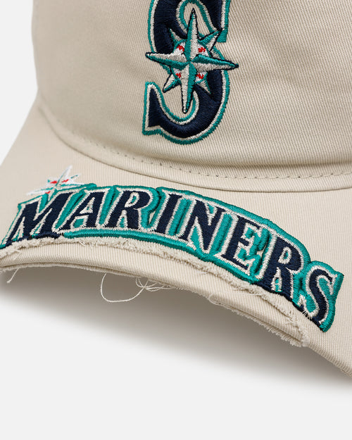 New Era Seattle Mariners 'Cutoff Visor' 9FORTY Snapback Stone