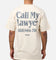 Market Call My Lawyer T-Shirt Ecru
