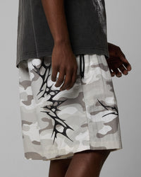 Loiter Cyber Walk Shorts Snow Camo