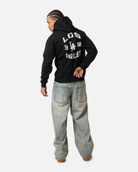 Majestic Athletic Los Angeles Dodgers Doyers Chest Hoodie Black