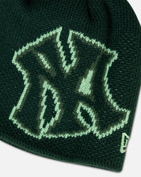 New Era New York Yankees Oversize Skully Dark Green
