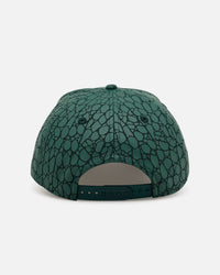 New Era Florida Gators football 'Croc Skin 2.0' 9FORTY A-Frame Snapback Dark Green