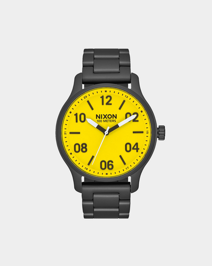 Nixon Patrol Watch Black/Yellow