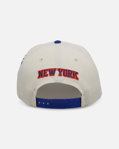 New Era New York Knicks 'Chrome City Icons' 9FORTY A-Frame Snapback Chrome/Official Team Color
