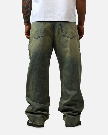 MNML Ultra Baggy Mojave Denim Jeans Vintage Blue