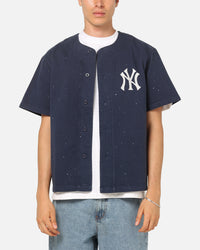 Majestic Athletic New York Yankees Splat Baseball T-Shirt Indigo