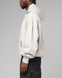 Loiter Ultra Hybrid Premium Zip Hoodie Grey