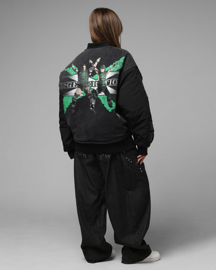 Loiter X WWE DX Generation Bomber Jacket Black