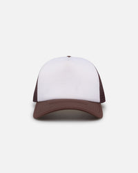 Goat Crew Trucker Mesh Cap White/Brown