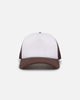 Goat Crew Trucker Mesh Cap White/Brown