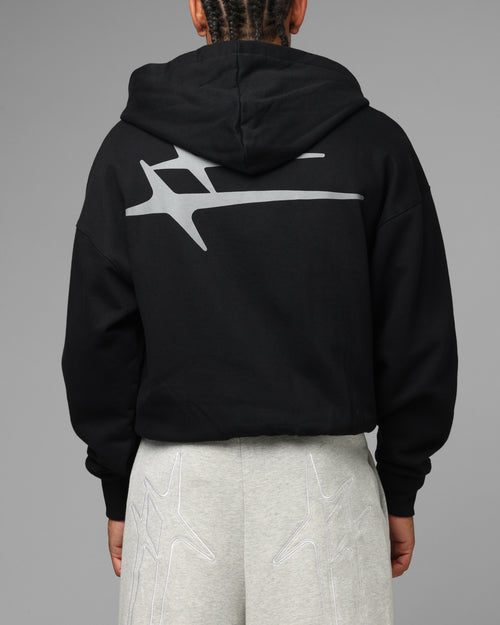 Loiter Ultra Hybrid Premium Zip Hoodie Black