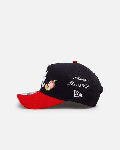 New Era Atlanta Braves 'City Icons' 9FORTY A-Frame Snapback Navy/Red