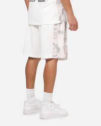 Mitchell & Ness Chicago Bulls Snow Camo Authentic Mesh Shorts White