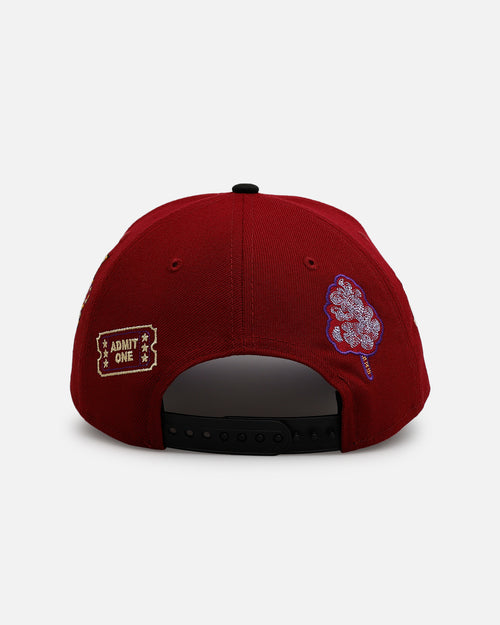 New Era San Diego Padres 'Carnival' 9FORTY A-Frame Snapback Cardinal