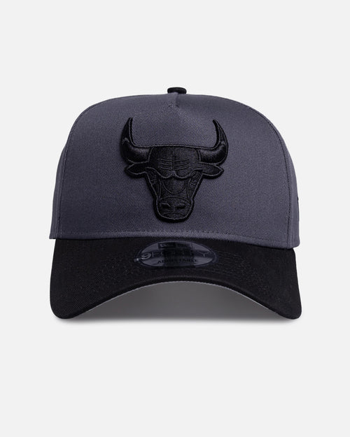 New Era Chicago Bulls 'Graphite Black' 9FORTY A-Frame Snapback Black/Grey