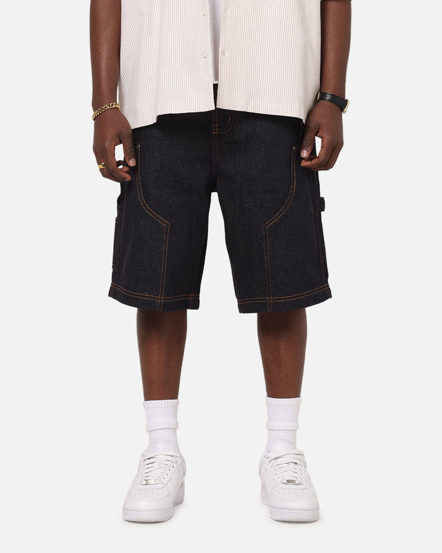 Carre Work Jorts Dark Washed Indigo | Culture Kings US