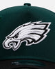 New Era Philadelphia Eagles 'Gothic Script Two Tone' 9FORTY A-Frame Snapback Dark Green/Black