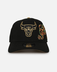 New Era Chicago Bulls 'Year Of The Snake' 9FORTY A-Frame Snapback Black/Gold
