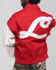 Loiter Frontier Varsity Jacket Red