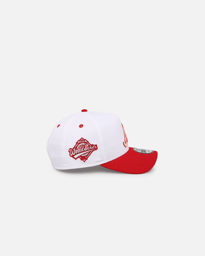 New Era Atlanta Braves 'Satin Blaze' 9FORTY A-Frame Snapback White/Scarlet