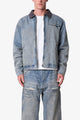 MNML Quilted Lined Work Jacket Vintage Blue