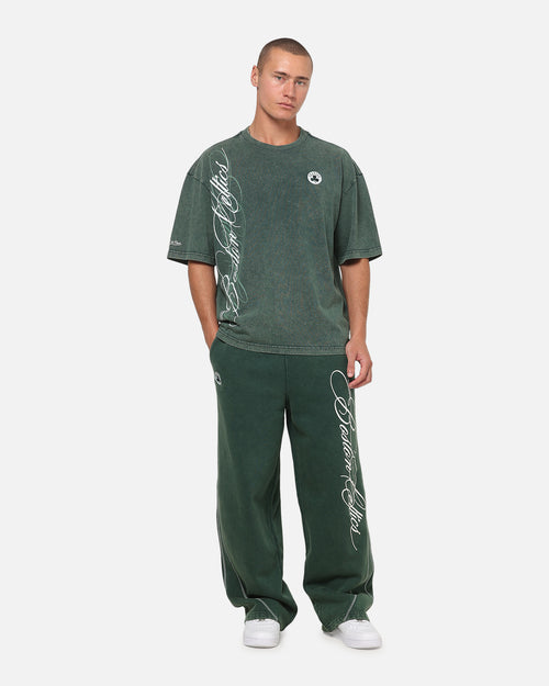 Mitchell & Ness Boston Celtics Star Script Boxy T-Shirt Pine Green