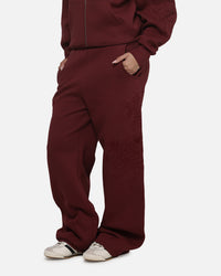 Ed Hardy Women's Tattoo Trackpants Burgundy