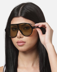 Aire X Von Dutch Scandalous Sunglasses Black/Yellow