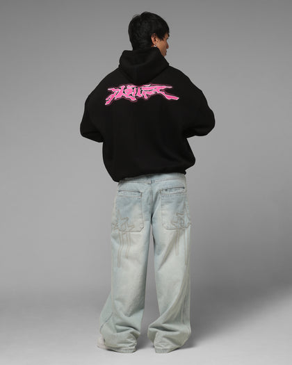 Loiter Cyber Logo Hoodie Black