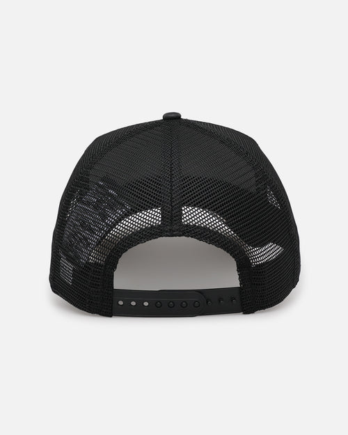New Era Florida Marlins 'Camo' 9FORTY A-Frame Trucker Snapback Black