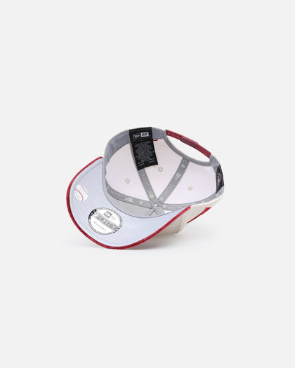 New Era Arizona Diamondbacks 'Premium Corduroy Velvet' 9FORTY A-Frame Snapback Chrome White/Cardinal